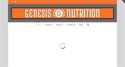 Desktop Screenshot of genesisnutrition.ca